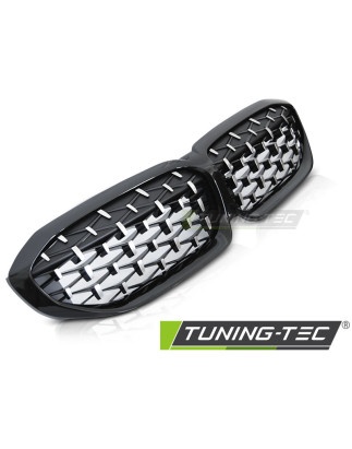 Griglia Frontale Nero Lucido Nero per BMW G20/G21 2019-2022 (Cod. TT-GRBME8)