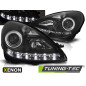 Fari Anteriori Luci Diurne Nero per Mercedes-Benz R171 Slk 2004-2011 (Cod. TT-LPMEE3)