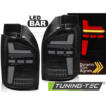 Fanali Posteriori LED Nero per Volkswagen T6 T6.1 OEM 2015-2024 (Cod. TT-LDVWR5)