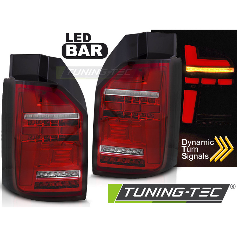 Fanali Posteriori LED Rosso/bianco per Volkswagen T6 T6.1 OEM 2015-2024 (Cod. TT-LDVWR6)