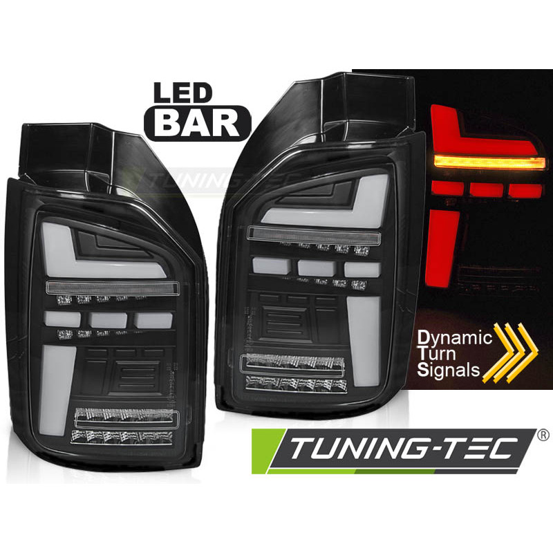 Fanali Posteriori LED Nero per Volkswagen T6 OEM Bulb 2015-2019 (Cod. TT-LDVWP9)