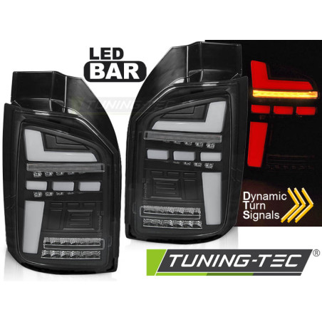 Fanali Posteriori LED Nero per Volkswagen T6 OEM Bulb 2015-2019 (Cod. TT-LDVWP9)