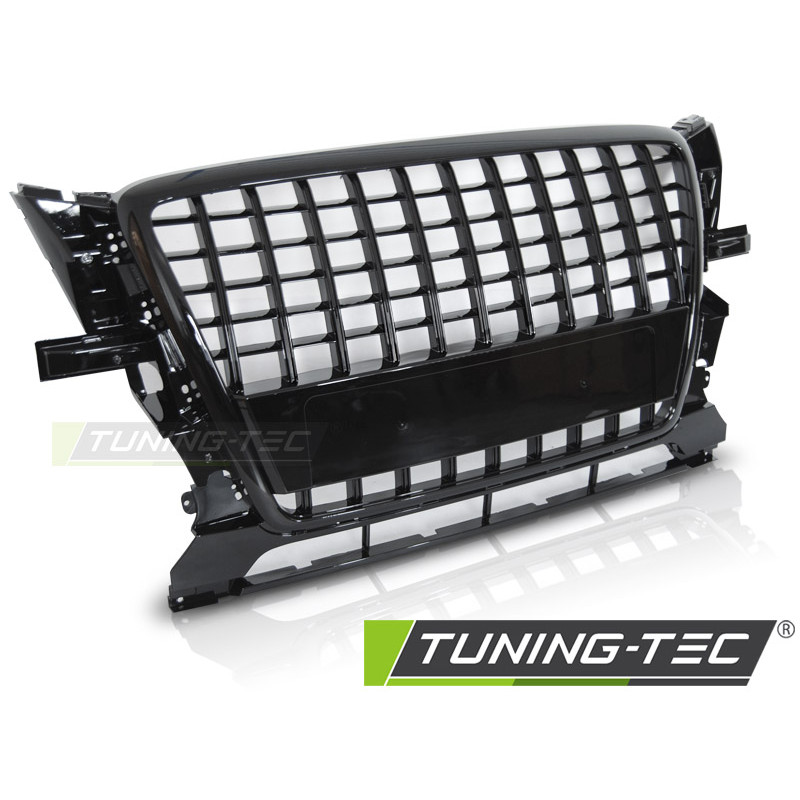 Griglia Frontale Nero Lucido Nero per Audi Q5 2008-2012 (Cod. TT-GRAU84)
