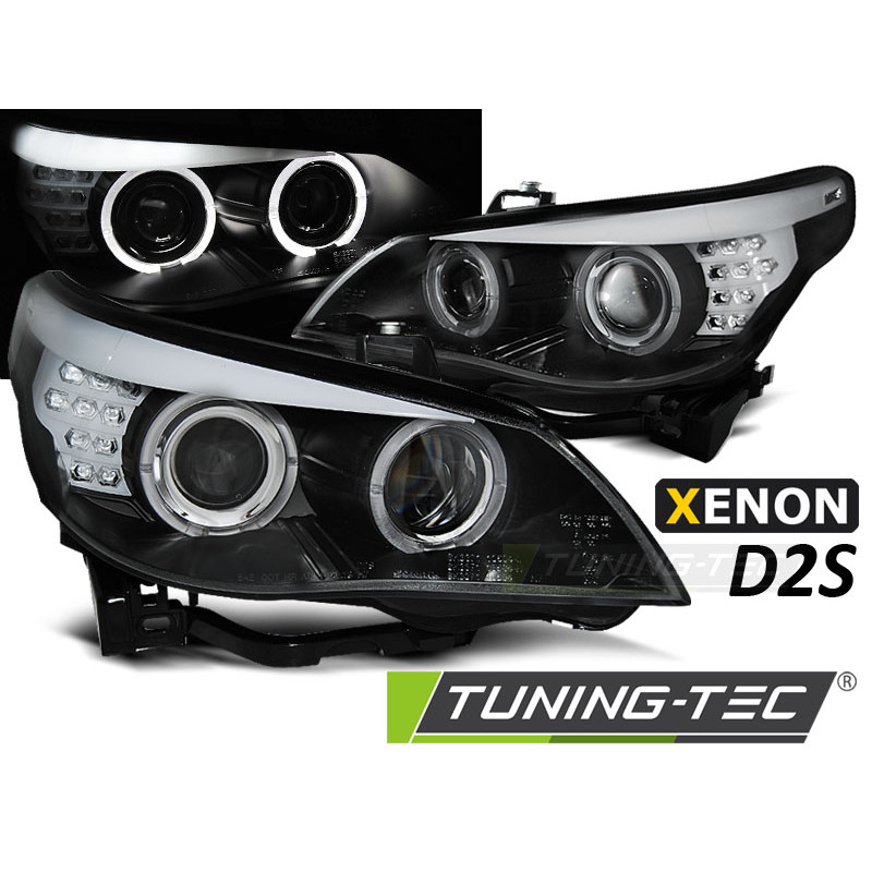 Fari Anteriori Angel Eyes per BMW E60/E61 2003-2004 (Cod. TT-LPBMO8)