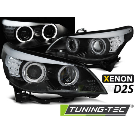 Fari Anteriori Angel Eyes per BMW E60/E61 2003-2004 (Cod. TT-LPBMO8)