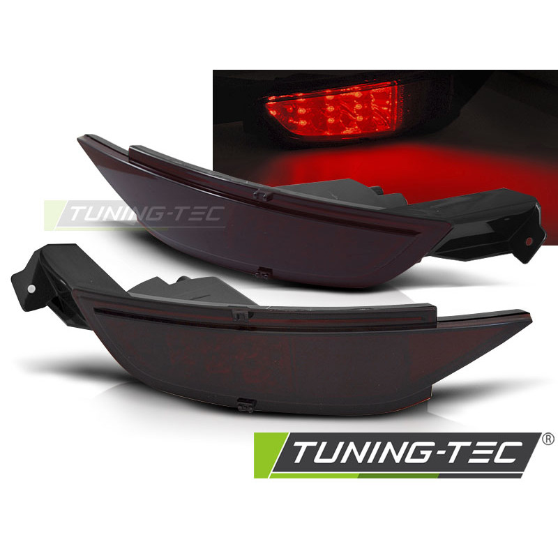Fendinebbia LED Rosso Fumé per Ford Fiesta Mk7 2008-2016 (Cod. TT-LDFO85)