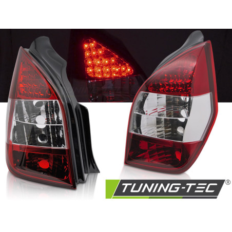 Fanali Posteriori LED Rosso/bianco per Citroën C2 11/2003-2010 (Cod. TT-LDCI01)