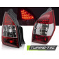 Fanali Posteriori LED Rosso/bianco per Citroën C2 11/2003-2010 (Cod. TT-LDCI01)