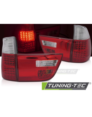 Fanali Posteriori LED Rosso/bianco per BMW X5 E53 09/1999-10/2003 (Cod. TT-LDBMM8)