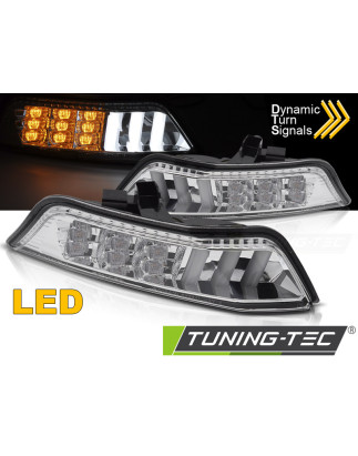 Indicatori Anteriori LED Cromato per Ford Mustang 2015-2017 (Cod. TT-KPFO04)