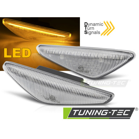 Indicatori Laterali LED Cromato per BMW E46 2003-2006 (Cod. TT-KBBM61)