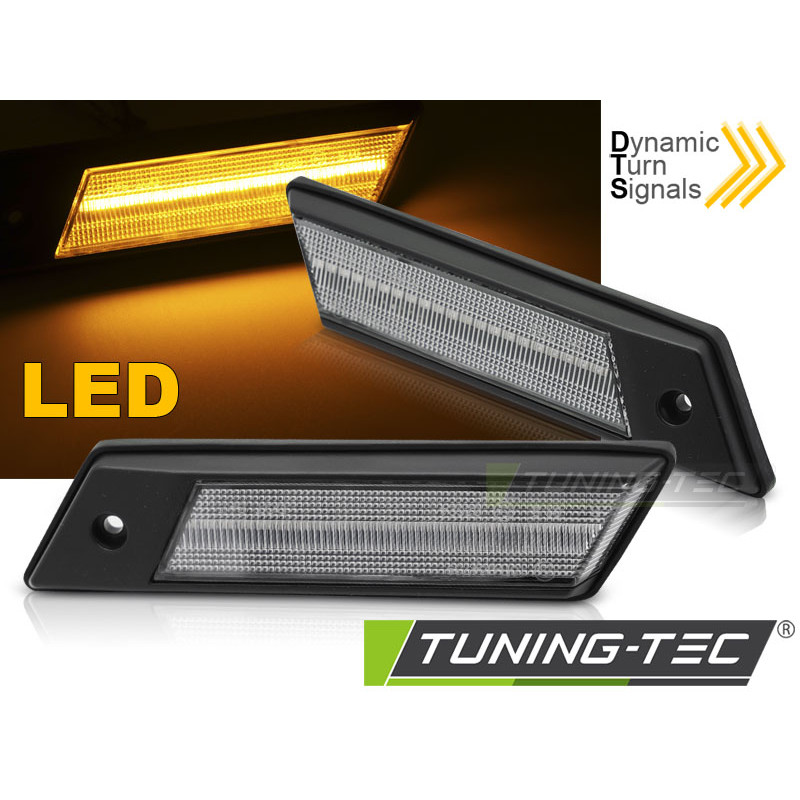 Indicatori Laterali LED Cromato per BMW E30/E28/E24/E23 (Cod. TT-KBBM59)