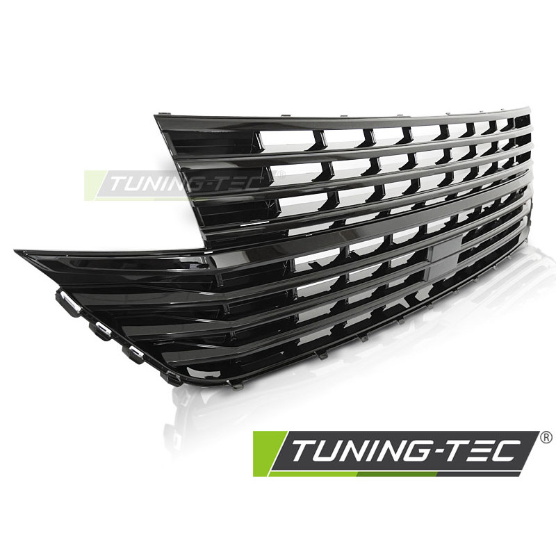 Griglia Frontale Nero Lucido Nero per Volkswagen Transporter T6.1 Dal 2020 (Cod. TT-GRVW31)
