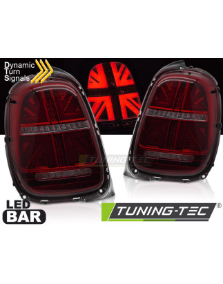 Fanali Posteriori LED Rosso Fumé per Mini Cooper F55 F56 F57 6-PIN 2014-2017 (Cod. TT-LDMC13)