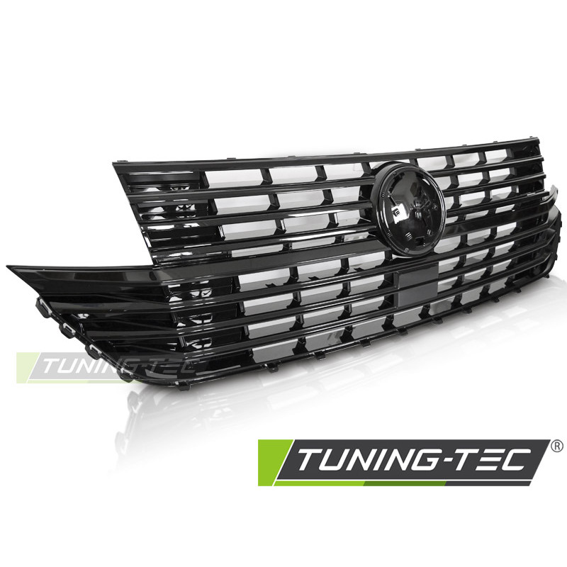 Griglia Frontale Nero Lucido Nero per Volkswagen Transporter T6.1 Dal 2020 (Cod. TT-GRVW32)