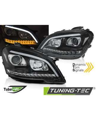 Fari Anteriori Nero per Mercedes-Benz W164 Ml Classe M 2009-2011 (Cod. TT-LPMEE0)