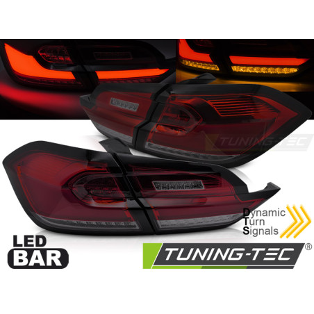 Fanali Posteriori LED Rosso Fumé per Ford Fiesta Mk8 2017-2021 (Cod. TT-LDFO77)