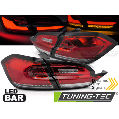 Fanali Posteriori LED Rosso/bianco per Ford Fiesta Mk8 2017-2021 (Cod. TT-LDFO76)