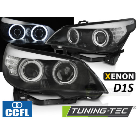 Fari Anteriori Angel Eyes per BMW E60/E61 2005-2007 (Cod. TT-LPBMP1)