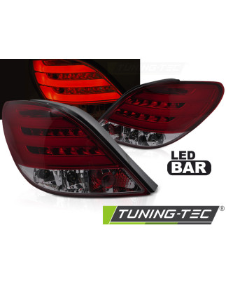 Fanali Posteriori LED Rosso Fumé per Peugeot 207 3D/5D 2006-2009 (Cod. TT-LDPE26)