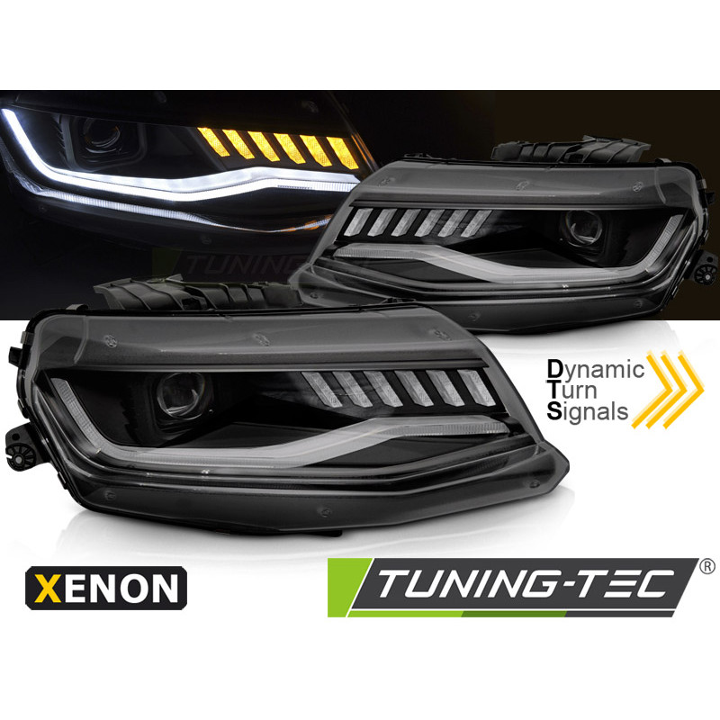 Fanali Posteriori Nero per Chevrolet Camaro Hid Seq 2016-2018 (Cod. TT-LPCT14)