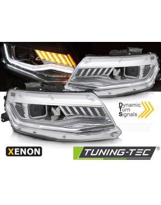 Fanali Posteriori Cromato per Chevrolet Camaro Hid Seq 2016-2018 (Cod. TT-LPCT13)