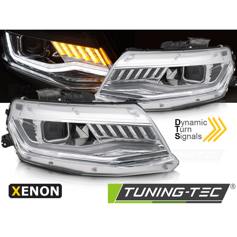 Fanali Posteriori Cromato per Chevrolet Camaro Hid Seq 2016-2018 (Cod. TT-LPCT13)