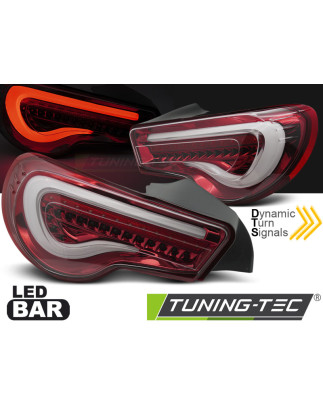 Fanali Posteriori LED LED Rosso/bianco per Toyota Gt86 Seq 2012-2021 (Cod. TT-LDTO36)
