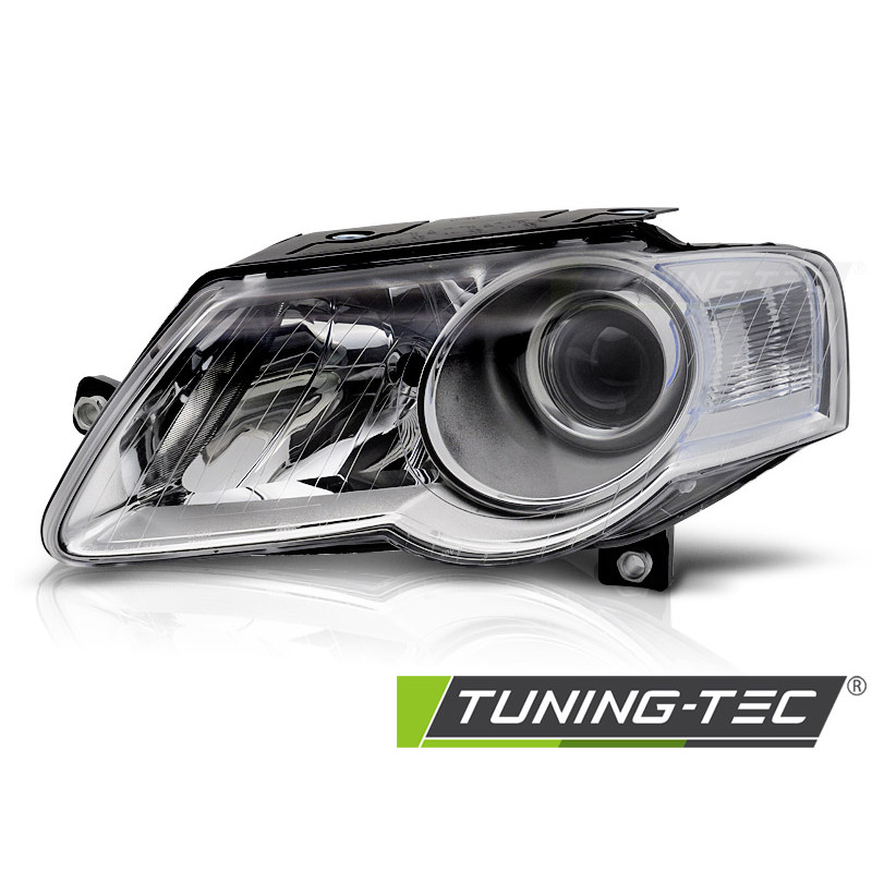 Fari Anteriori Cromato per Volkswagen Passat B6 3C 03/2005-2010 (Cod. TT-FVW03L)