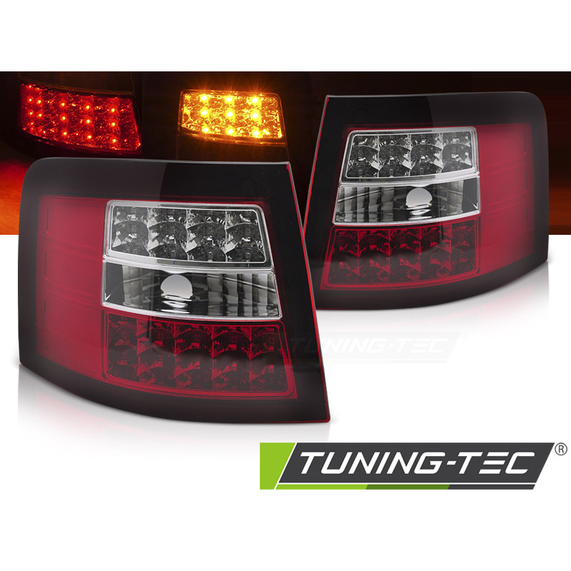 Fanali Posteriori LED Rosso/bianco per Audi A6 Avant 05/1997-05/2004 (Cod. TT-LDAUI9)