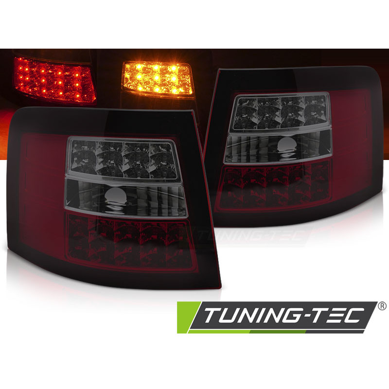 Fanali Posteriori LED Rosso Fumé per Audi A6 Avant 05/1997-05/2004 (Cod. TT-LDAUJ0)