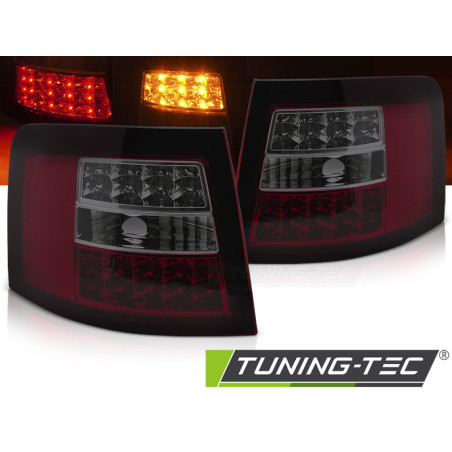 Fanali Posteriori LED Rosso Fumé per Audi A6 Avant 05/1997-05/2004 (Cod. TT-LDAUJ0)