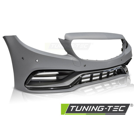 Paraurti Anteriore Nero per Mercedes-Benz W205 2018-2021 (Cod. TT-ZPME40)