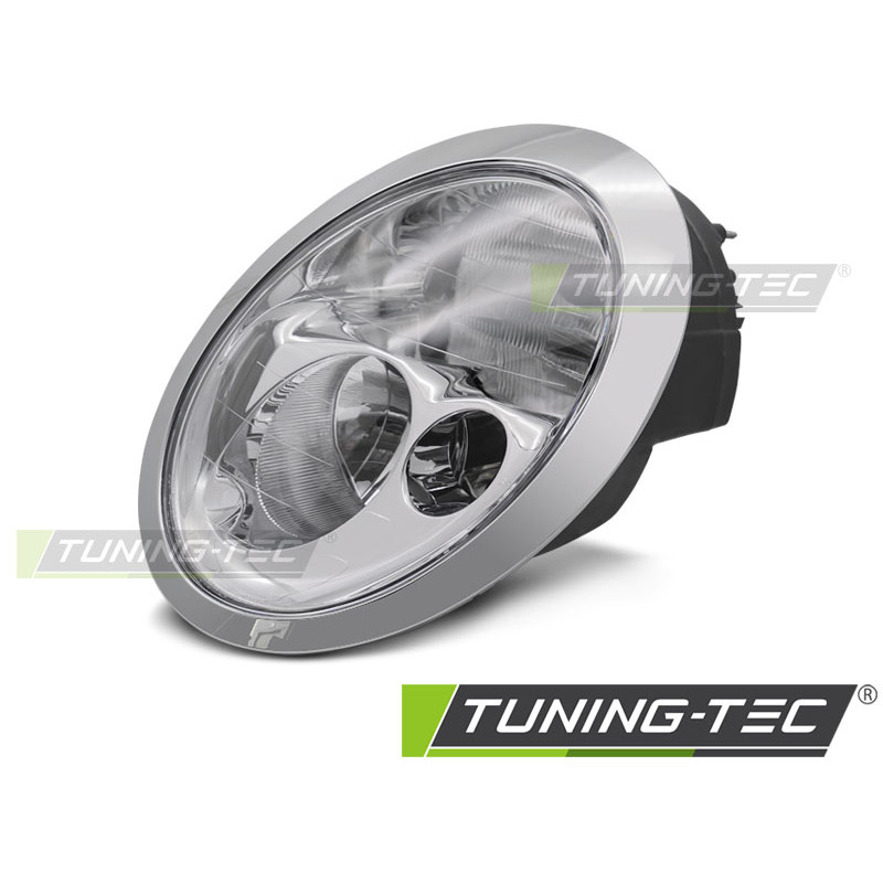 Fari Anteriori Cromato per Mini Cooper R50 R53 2001-2004 (Cod. TT-FMC01L)