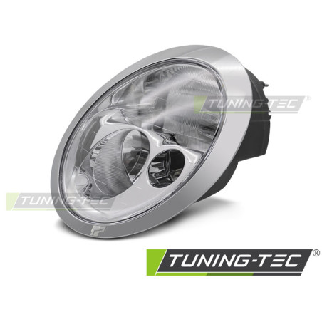 Fari Anteriori Cromato per Mini Cooper R50 R53 2001-2004 (Cod. TT-FMC01L)