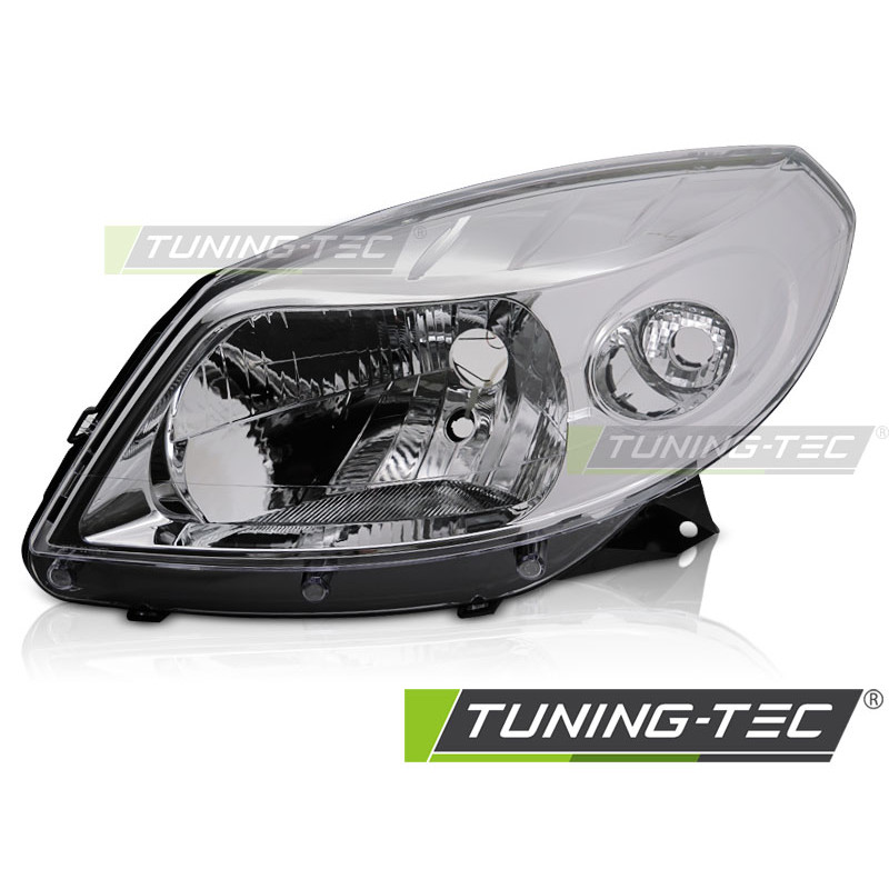 Fari Anteriori Cromato per Dacia Sandero 2008-2012 (Cod. TT-FDA03L)