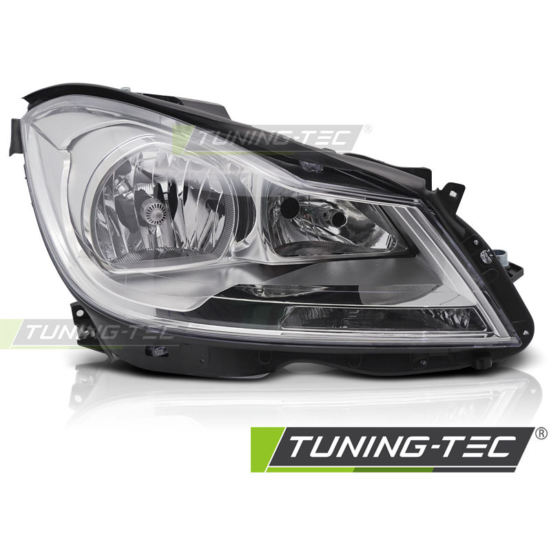 Fari Anteriori Cromato per Mercedes-Benz W204 2011-2014 (Cod. TT-FME04R)