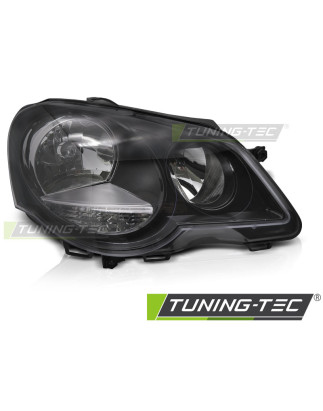 Fari Anteriori Nero per Volkswagen Polo 9N3 2005-2009 (Cod. TT-FVW04R)