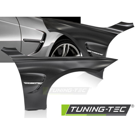 Set parafanghi Cromato per BMW Serie 4 F32 F33 F36 2013-2019 (Cod. TT-BPBM06)