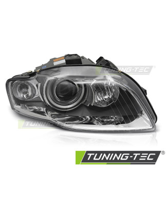 Fari Anteriori Cromato per Audi A4 B7 2004-2008 (Cod. TT-FAU11R)