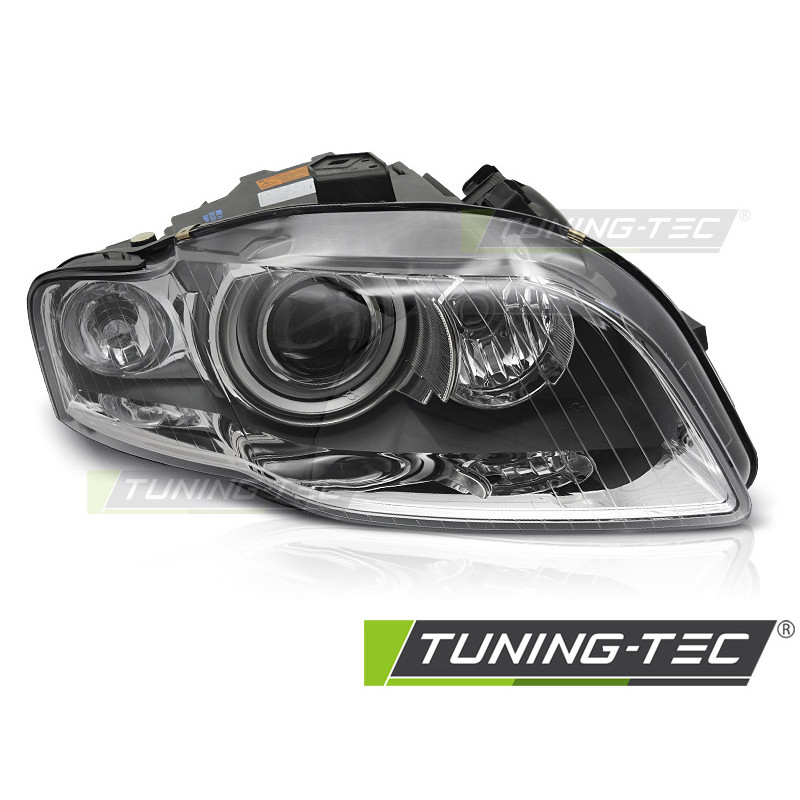 Fari Anteriori Cromato per Audi A4 B7 2004-2008 (Cod. TT-FAU11R)