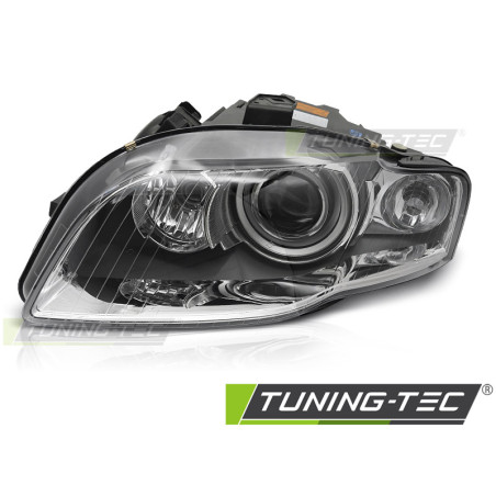Fari Anteriori Cromato per Audi A4 B7 2004-2008 (Cod. TT-FAU11L)