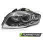 Fari Anteriori Cromato per Audi A4 B7 2004-2008 (Cod. TT-FAU11L)