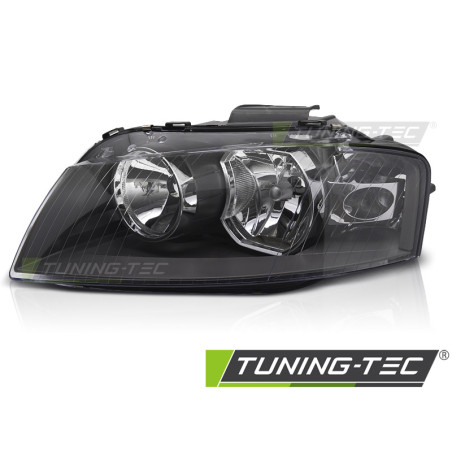 Fari Anteriori Nero per Audi A3 8P 2003-2008 (Cod. TT-FAU05L)