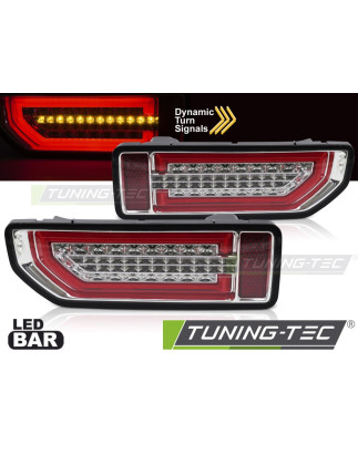 Fanali Posteriori LED Cromato per Suzuki Jimny Iv Dal 2018 (Cod. TT-LDSI18)