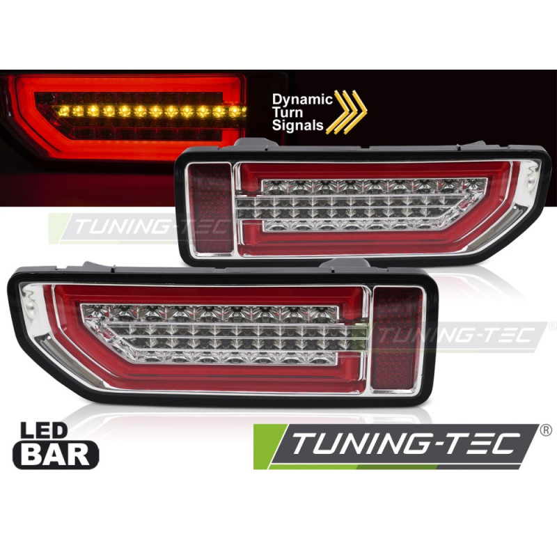 Fanali Posteriori LED Cromato per Suzuki Jimny Iv Dal 2018 (Cod. TT-LDSI18)