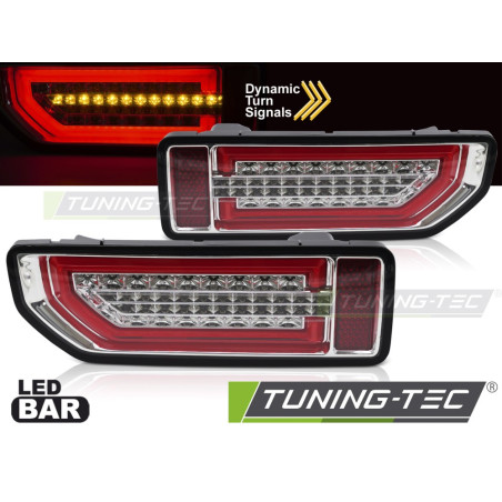 Fanali Posteriori LED Cromato per Suzuki Jimny Iv Dal 2018 (Cod. TT-LDSI18)