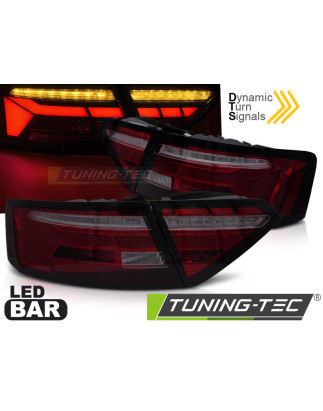 Fanali Posteriori LED Rosso Fumé per Audi A5 2011-2016 (Cod. TT-LDAUJ4)