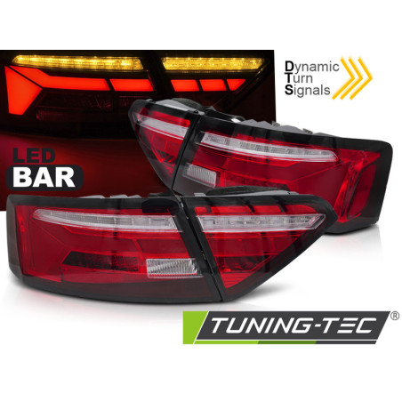 Fanali Posteriori LED Rosso/bianco per Audi A5 2011-2016 (Cod. TT-LDAUJ5)