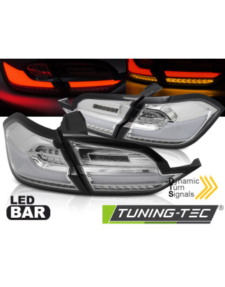 Fanali Posteriori LED Cromato per Ford Fiesta Mk8 2017-2021 (Cod. TT-LDFO74)